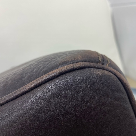 COACH VINTAGE SONOMA CHOCOLATE BROWN DRAWSTRING BUCKET BAG - Picture 8 of 12